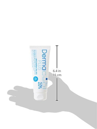 Dermacool menthol cream being applied by hand for refreshing care.