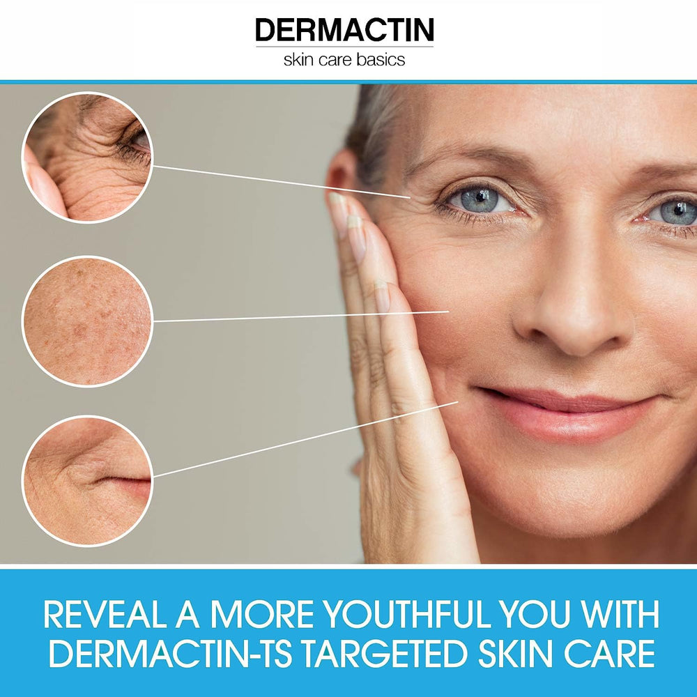 Close-up of fine lines before Dermactin treatment
