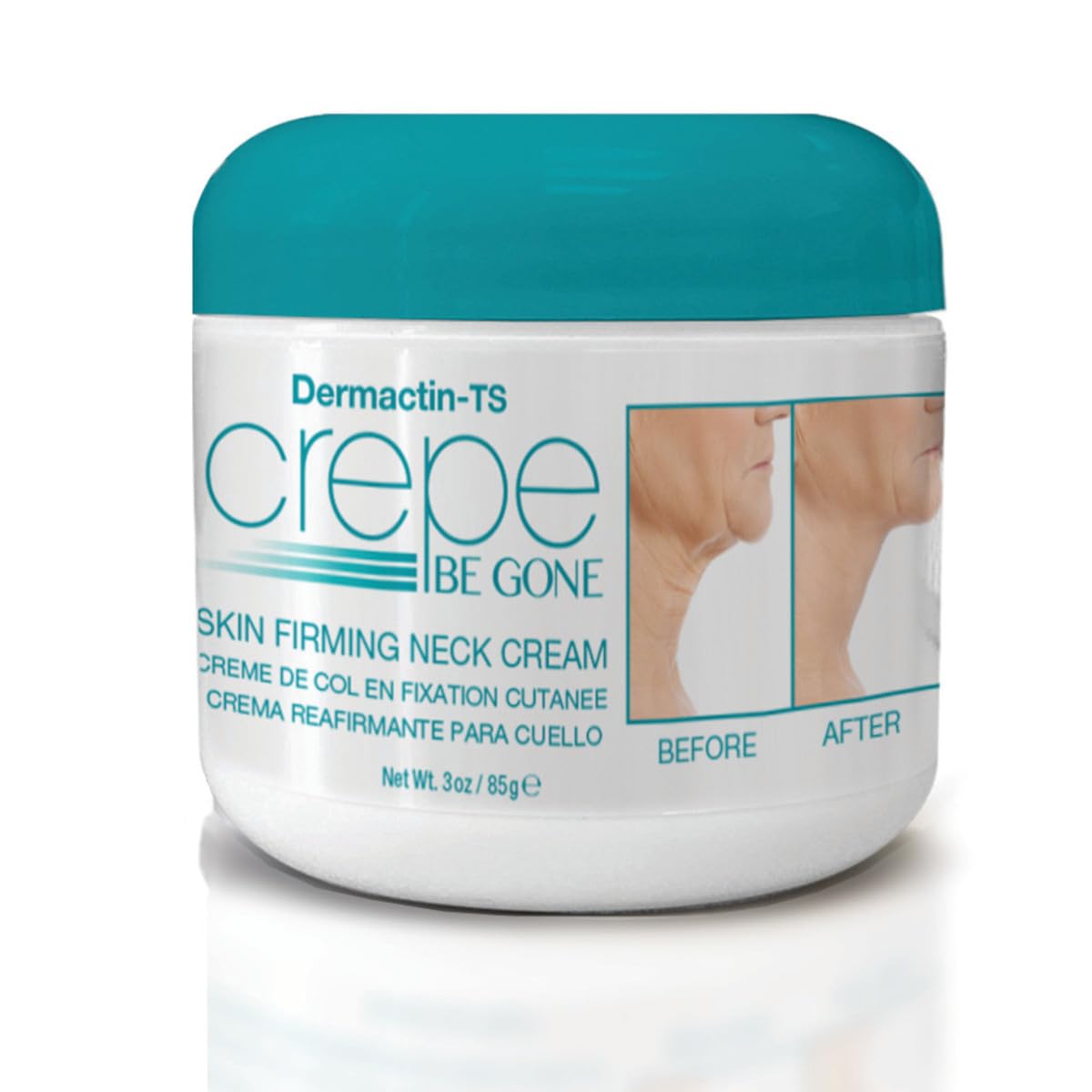 Absorbed cream leaving a comfortable feel on the neck skin.