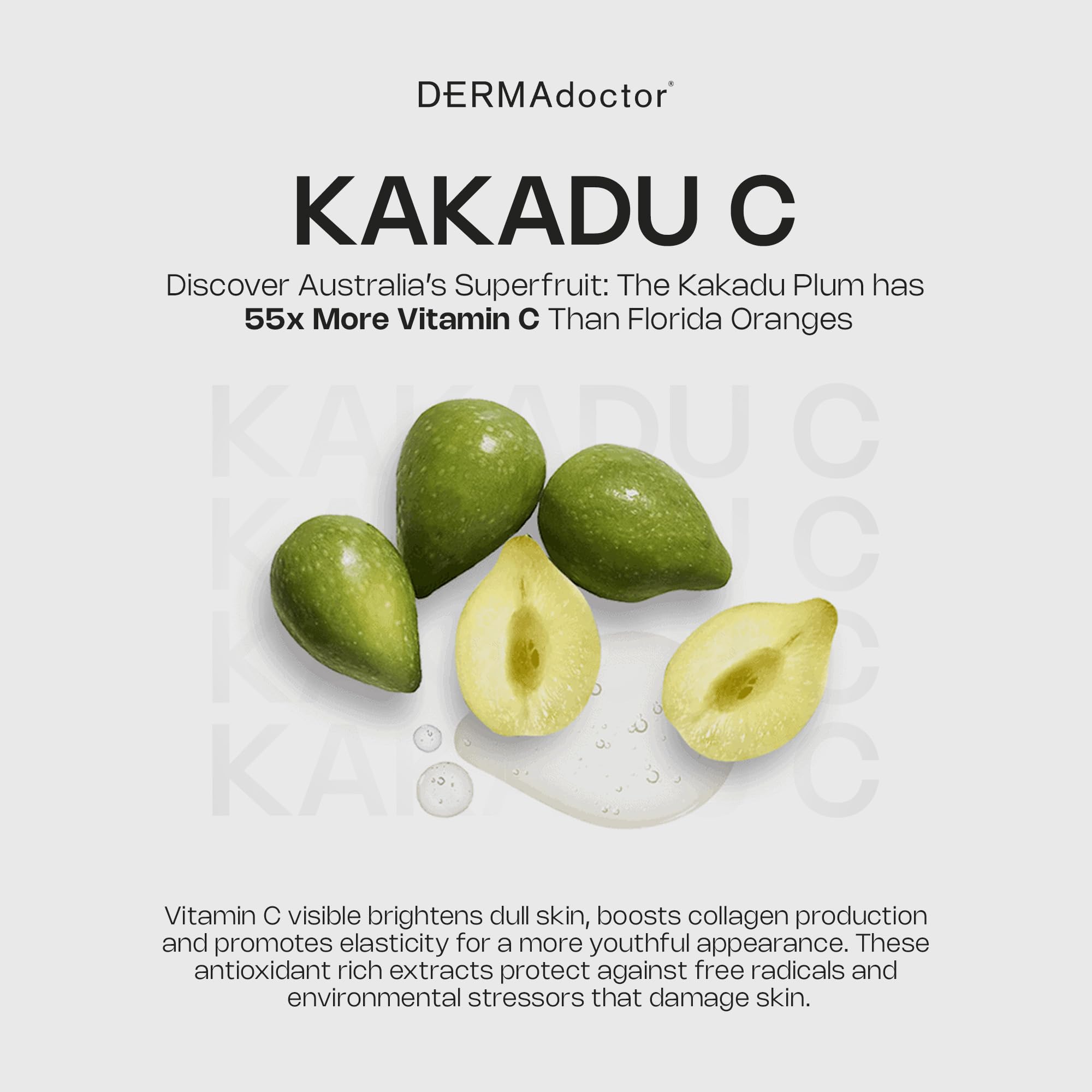 DERMADoctor Vitamin E component for nourished skin.