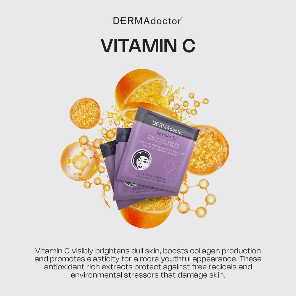 Kakadu Plum vitamin C-rich DERMAdoctor pad delivers antioxidant support