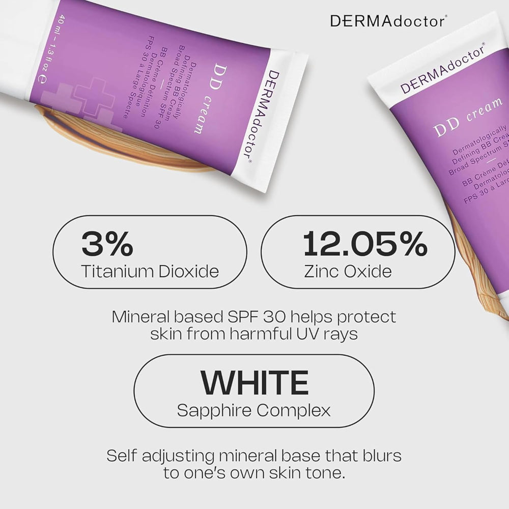 DERMAdoctor hyaluronic acid and antioxidants boost skin hydration.