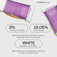 DERMAdoctor hyaluronic acid and antioxidants boost skin hydration.