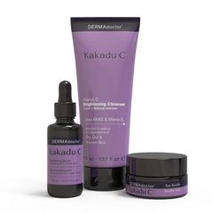 DERMAdoctor Kakadu C daily cleanser foaming action cleanses gently for a refreshed complexion.