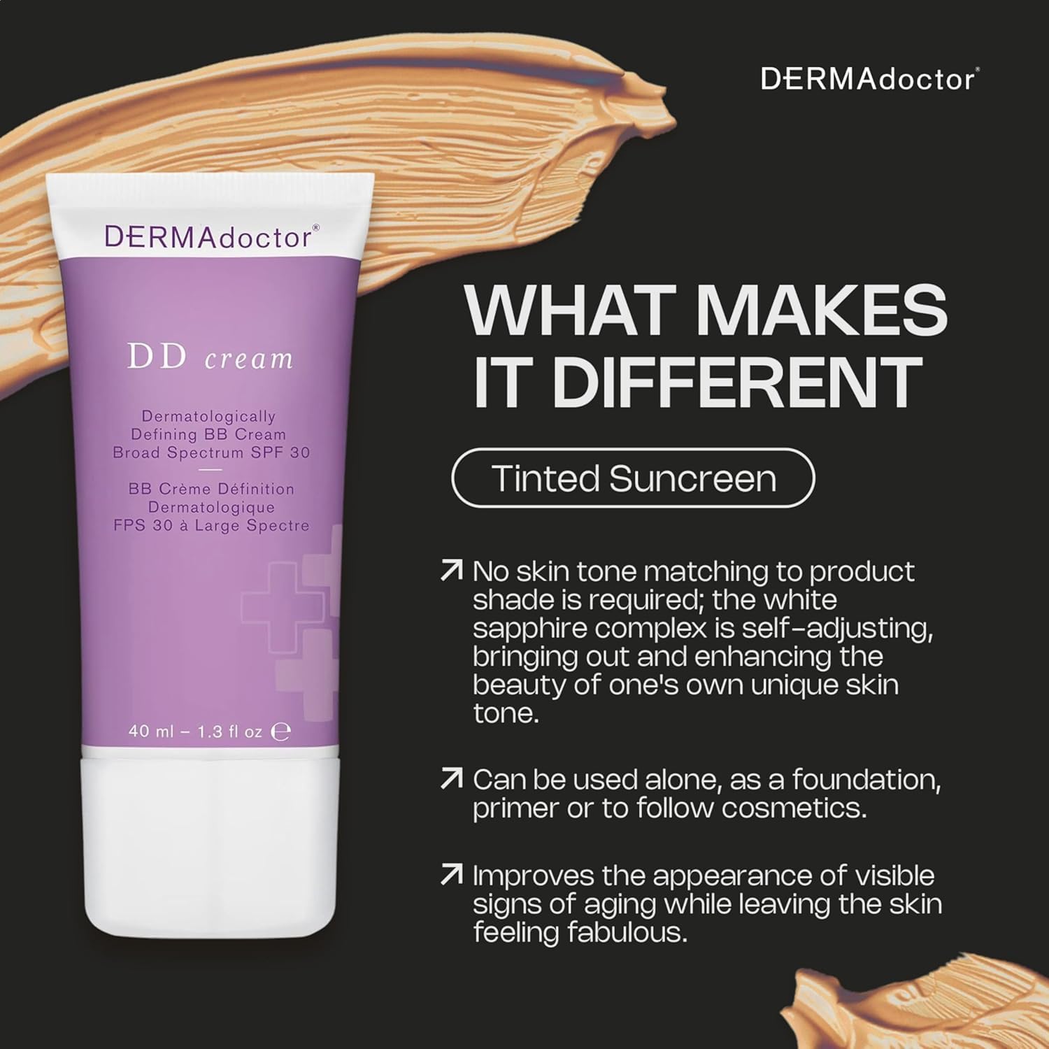 DERMAdoctor non-comedogenic skincare suitable for sensitive skin.