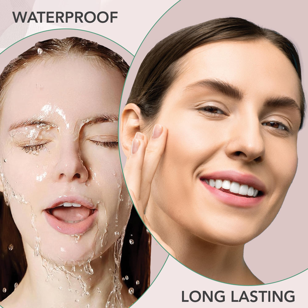 Dermaflage body makeup application demonstrates smudge-proof, long-lasting coverage