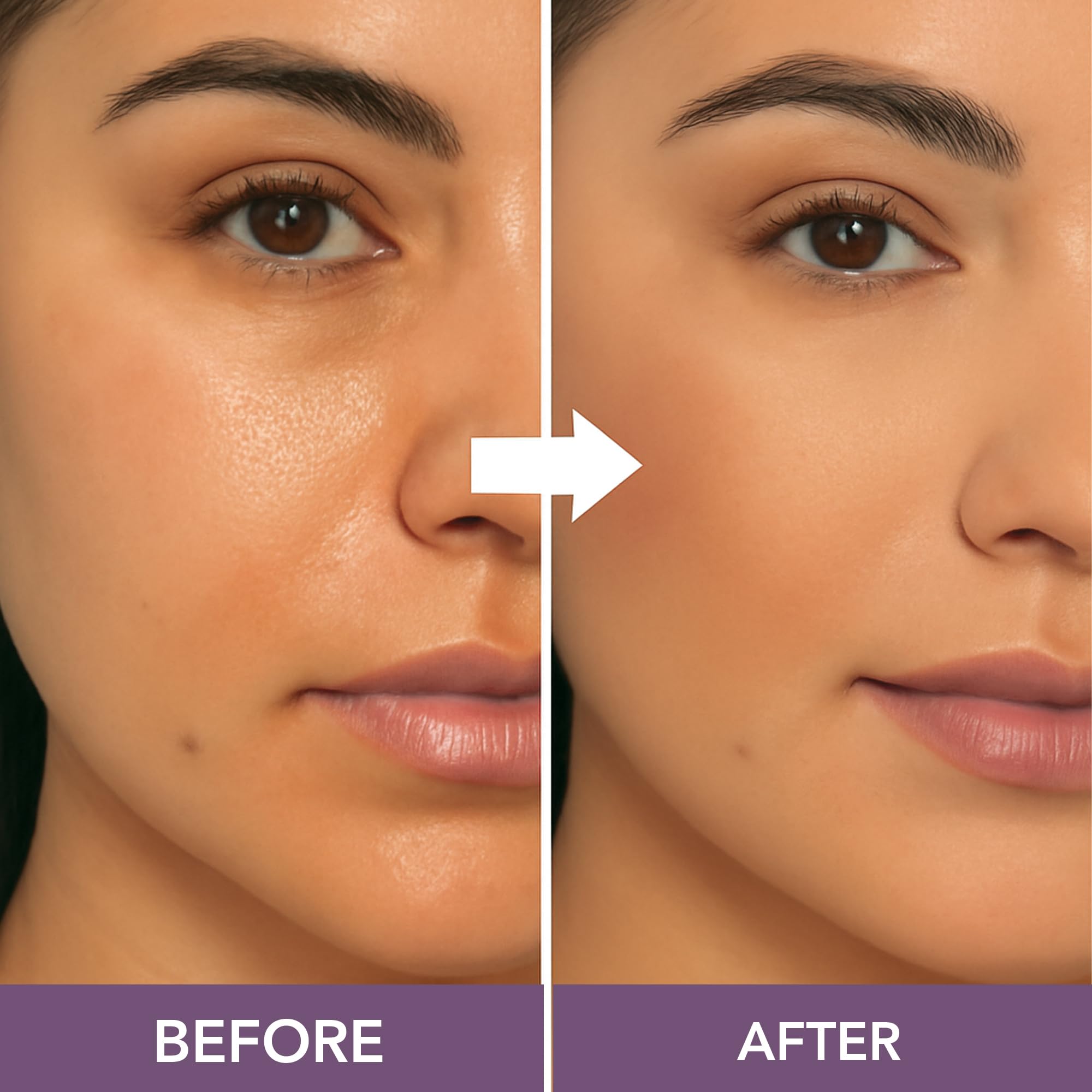 Dermaflage broad spectrum UVA/UVB protection without white residue.