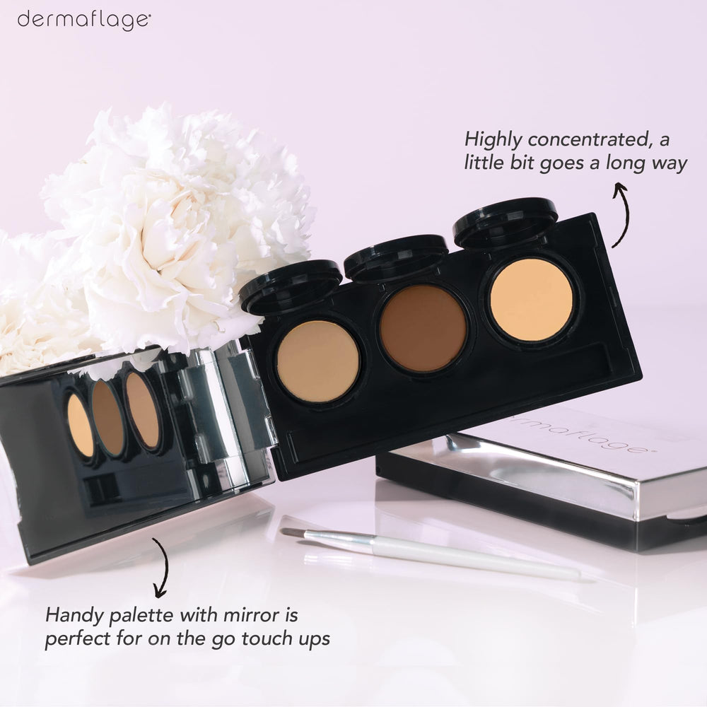 Dermaflage matte finish texture delivers natural look and comfortable wear