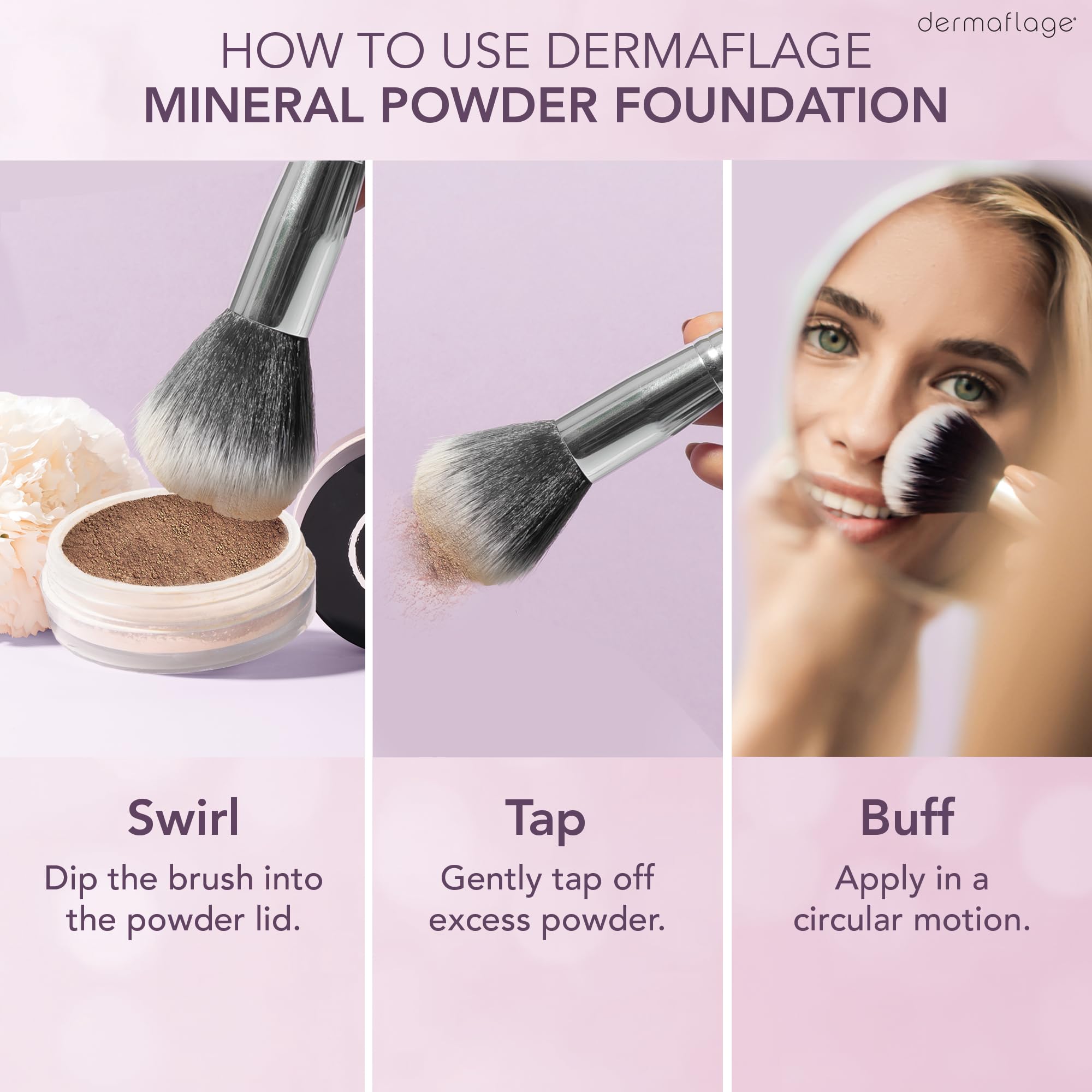 Applying with a brush for a seamless blend and natural finish.