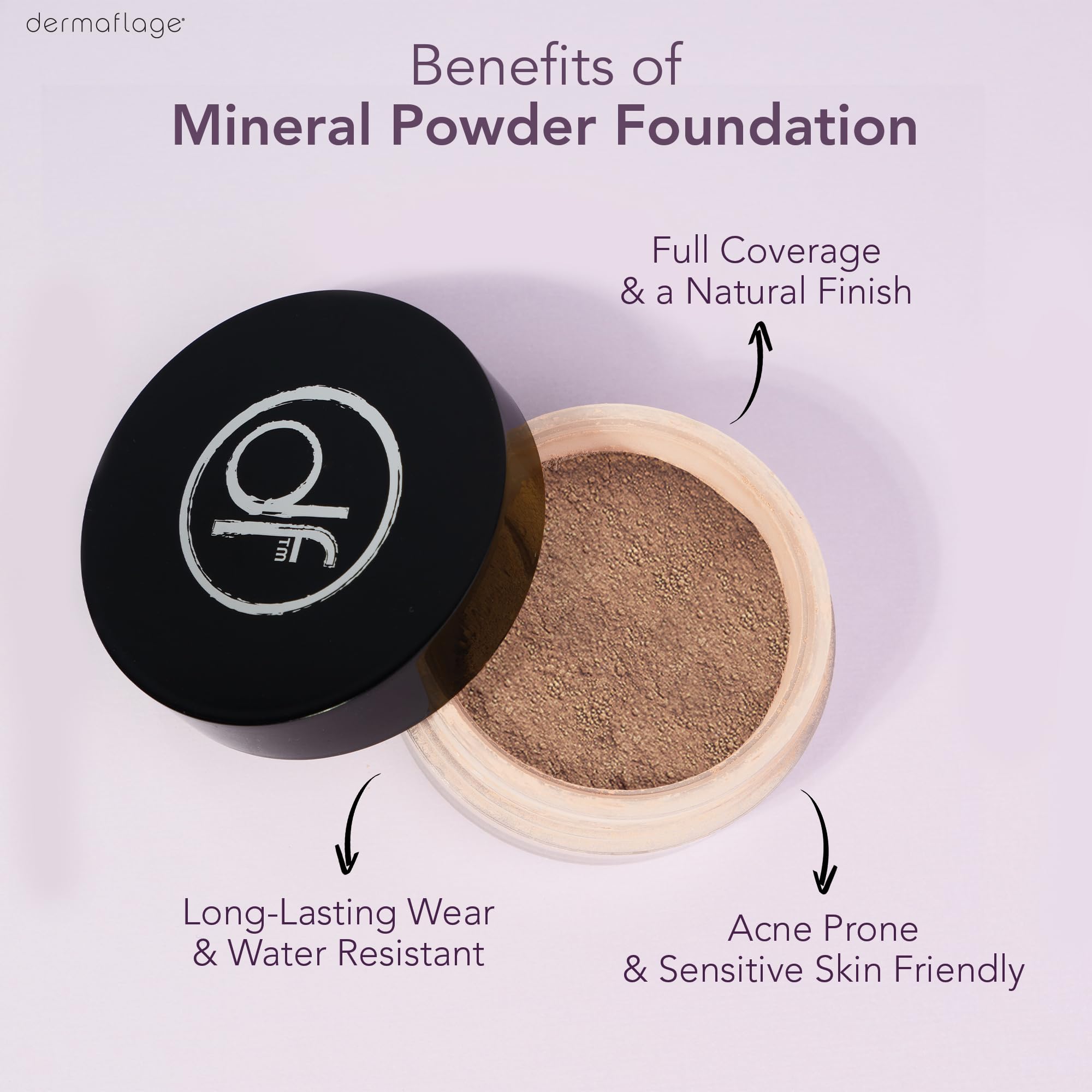 Targeted coverage demo on blemishes with buildable options.