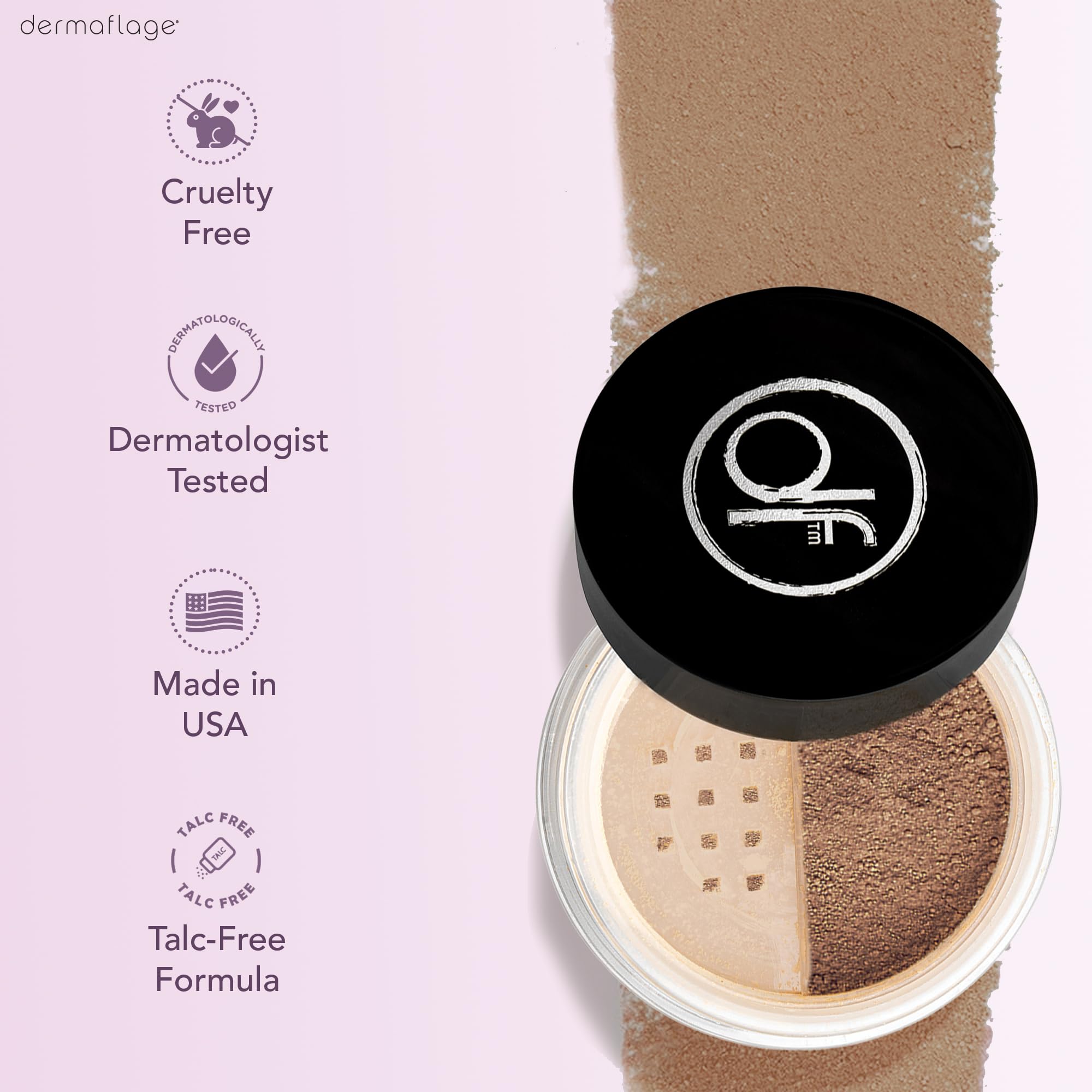 Matte finish yields shine-free, long-lasting appearance.