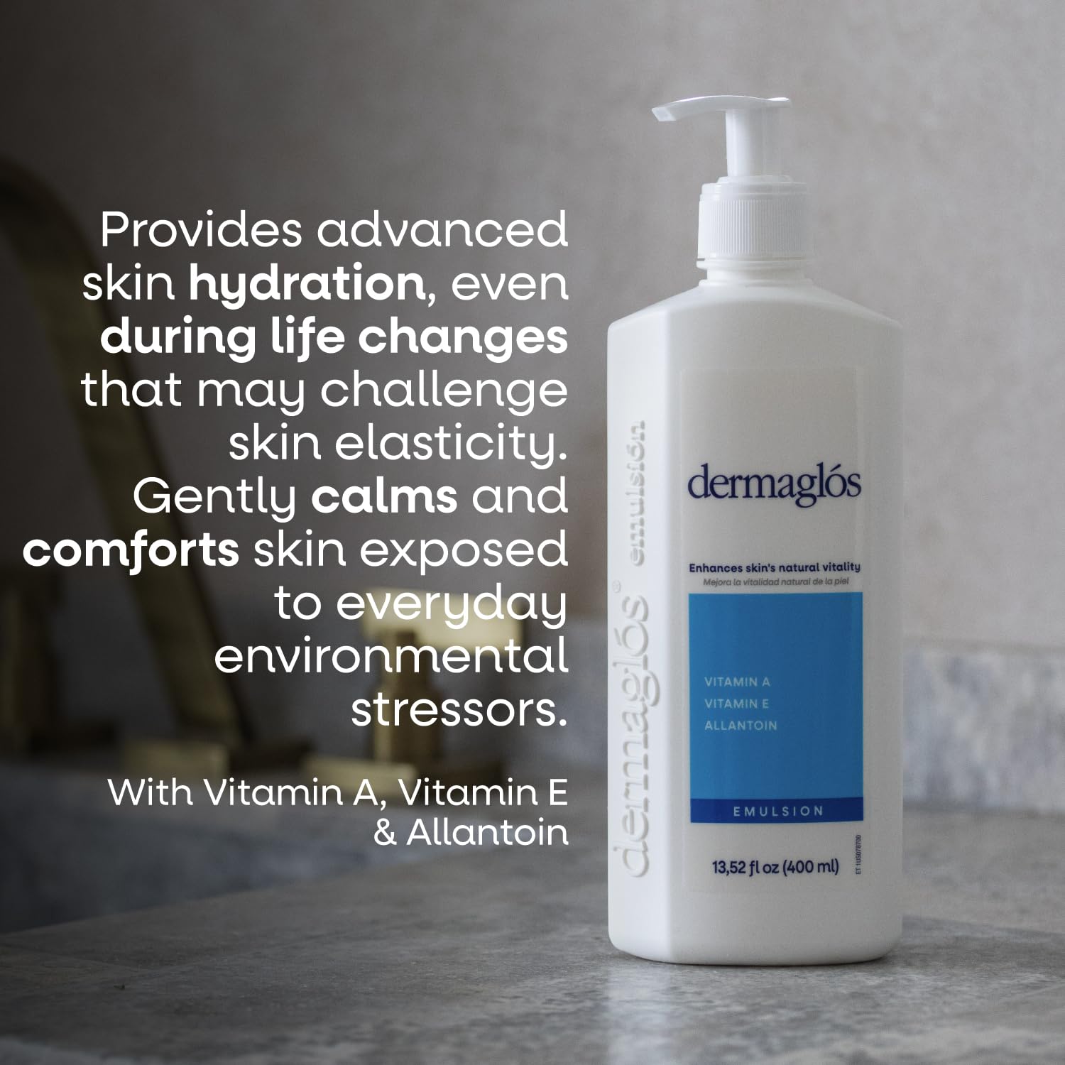 Application scene of Dermaglós moisturizing body lotion for daily skin nourishment