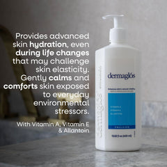 Application scene of Dermaglós moisturizing body lotion for daily skin nourishment