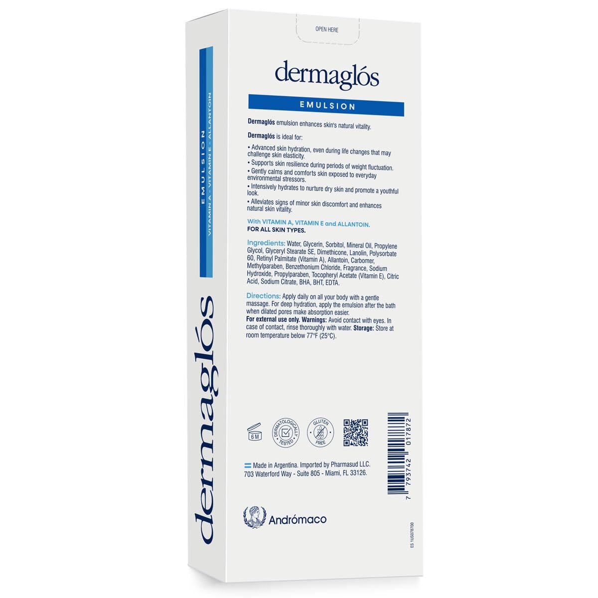 Dermaglós lotion supports skin elasticity during life changes