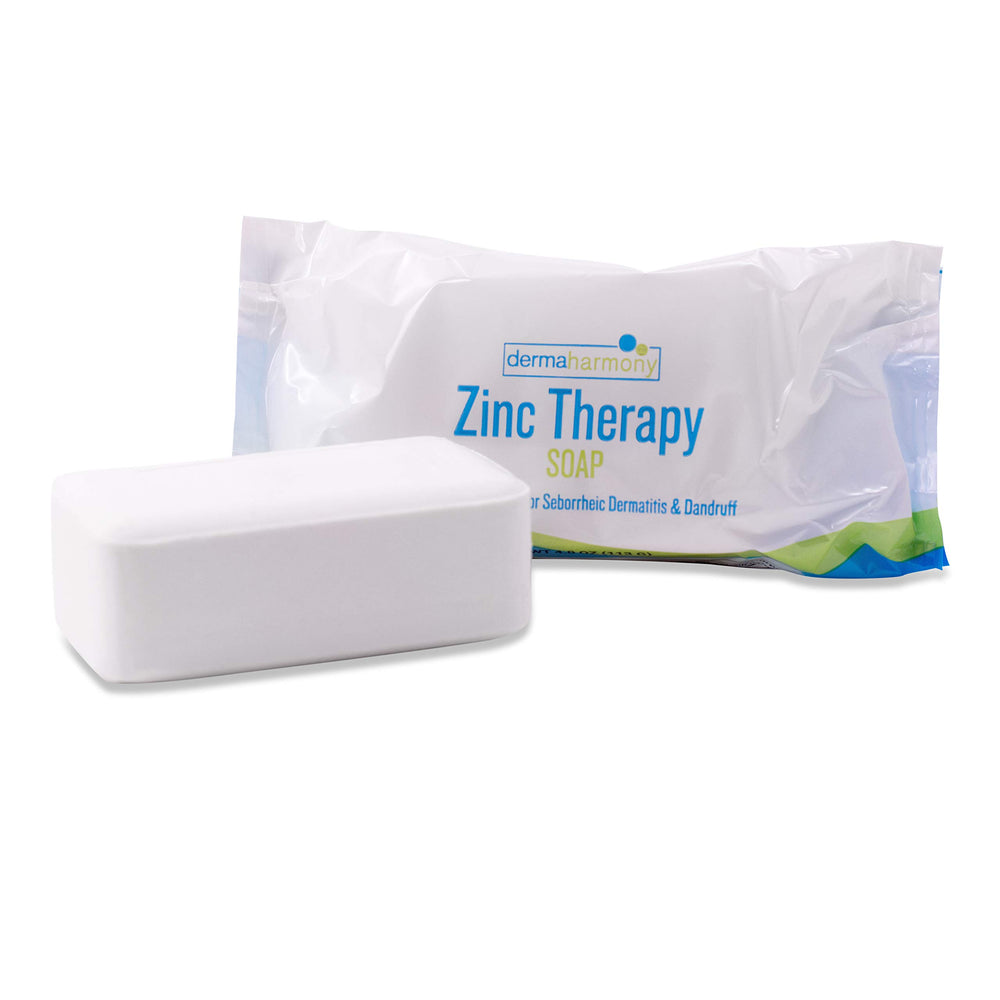 DermaHarmony 2% zinc bar soap front view for daily cleansing