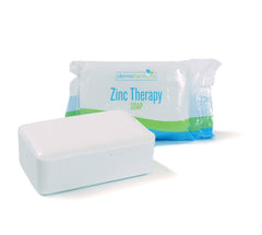 DermaHarmony zinc bar soap packaging box showcases USA-made vegan formula