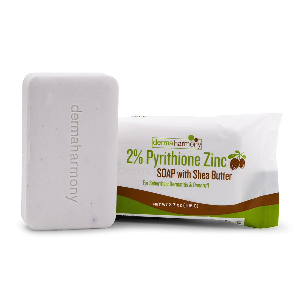 DermaHarmony 2% zinc soap bar for dandruff relief