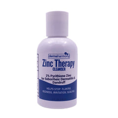 DermaHarmony 2% Pyrithione liquid cleanser bottle with easy-pour design for everyday cleansing.