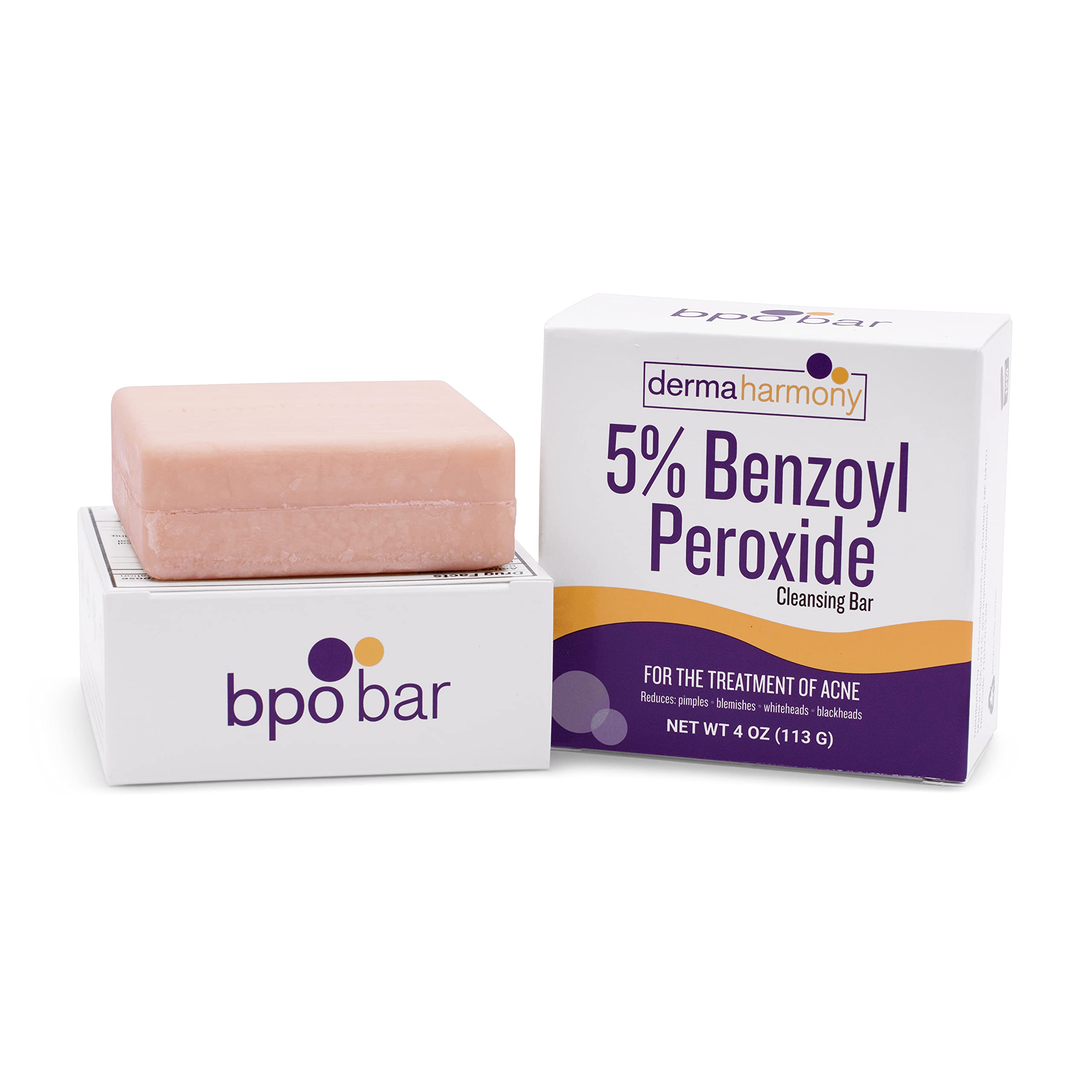 Dermaharmony bar unwrapped to showcase fragrance-free, plant-based formula