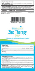 DermaHarmony Pyrithione Zinc soap bar packaging highlights natural formula for daily use.