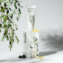 Dermaka close-up texture highlighting non greasy moisturizing feel