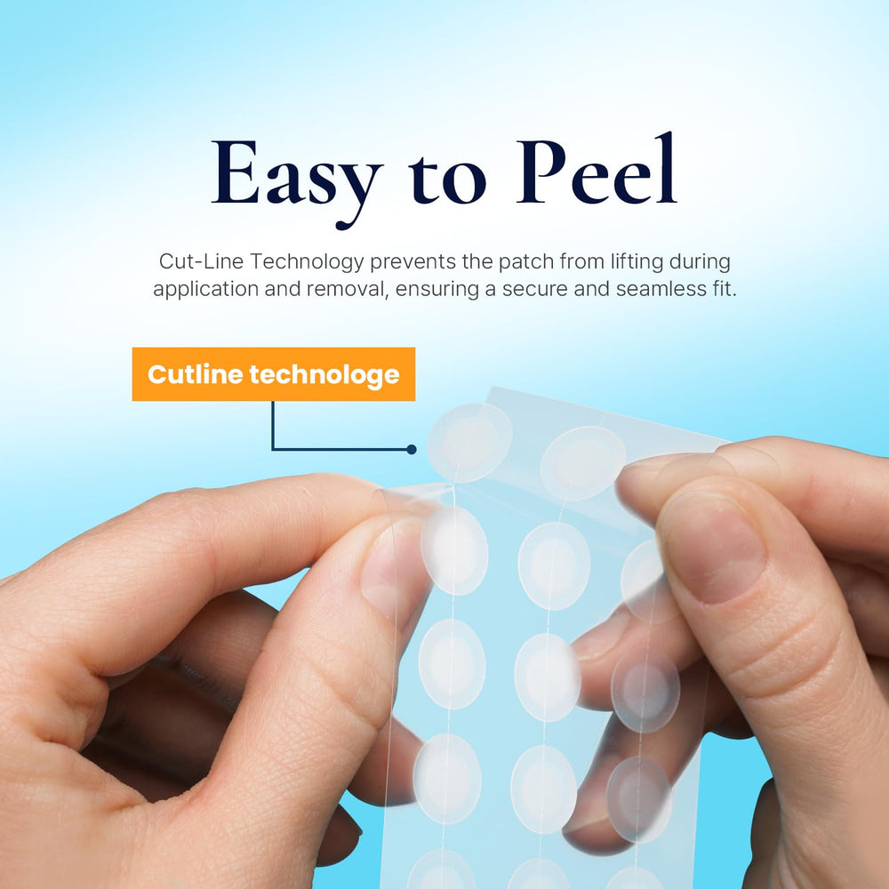 DERMAKR waterproof acne patch stays in place during showers