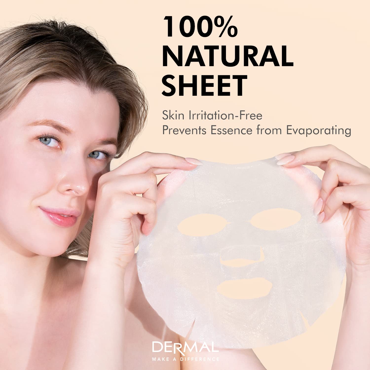 Dermal 32-pack labels promote cruelty-free and hypoallergenic ingredients.