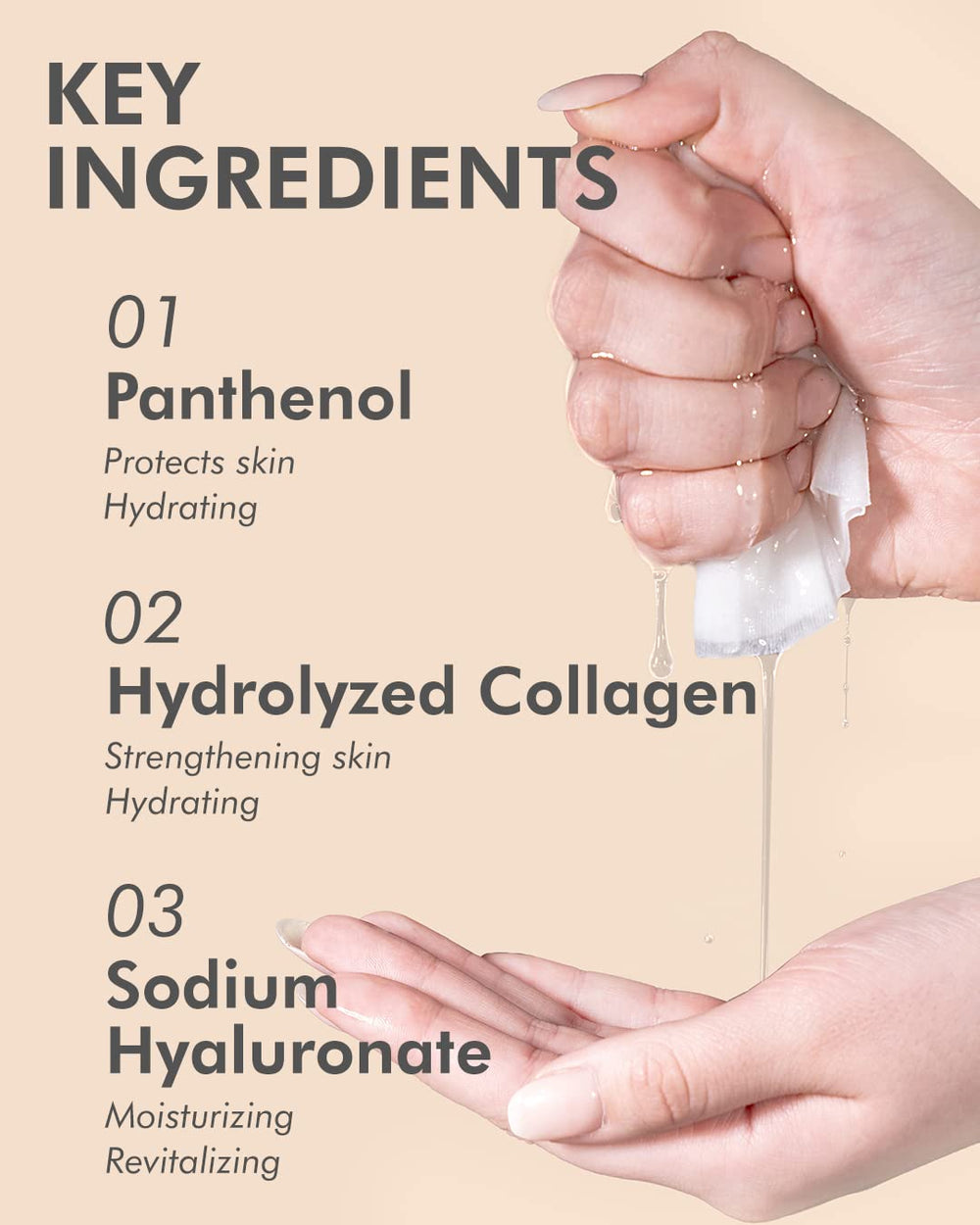 DERMAL cruelty-free hypoallergenic badge supports safe use for sensitive skin.
