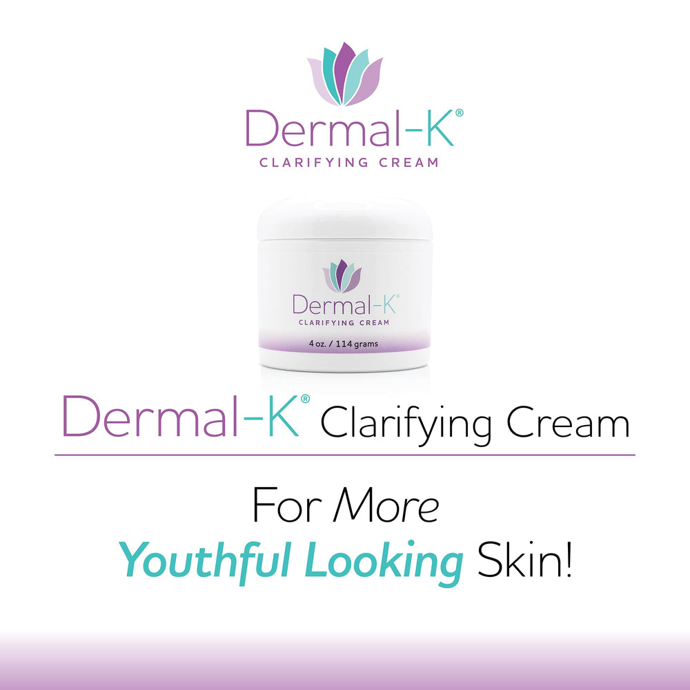 Dermal-K Clarifying Cream texture closeup with silky finish for nourished skin