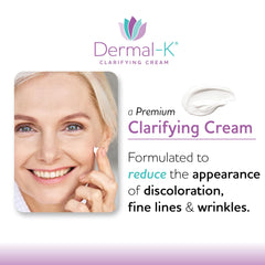 Dermal-K under-eye application demonstrates gentle care for puffiness and dark circles