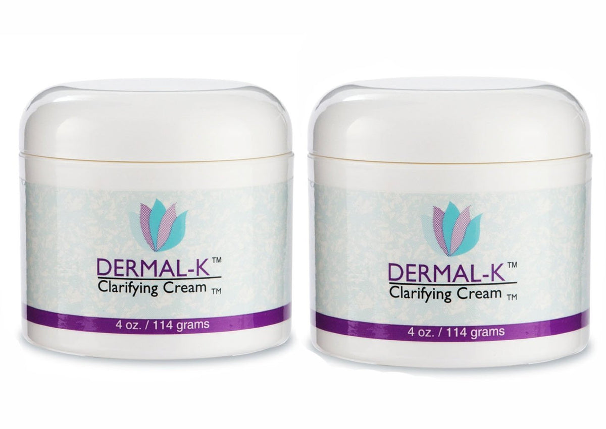 Dermal-K Vitamin K Cream jar showcases hydrating texture for radiant skin