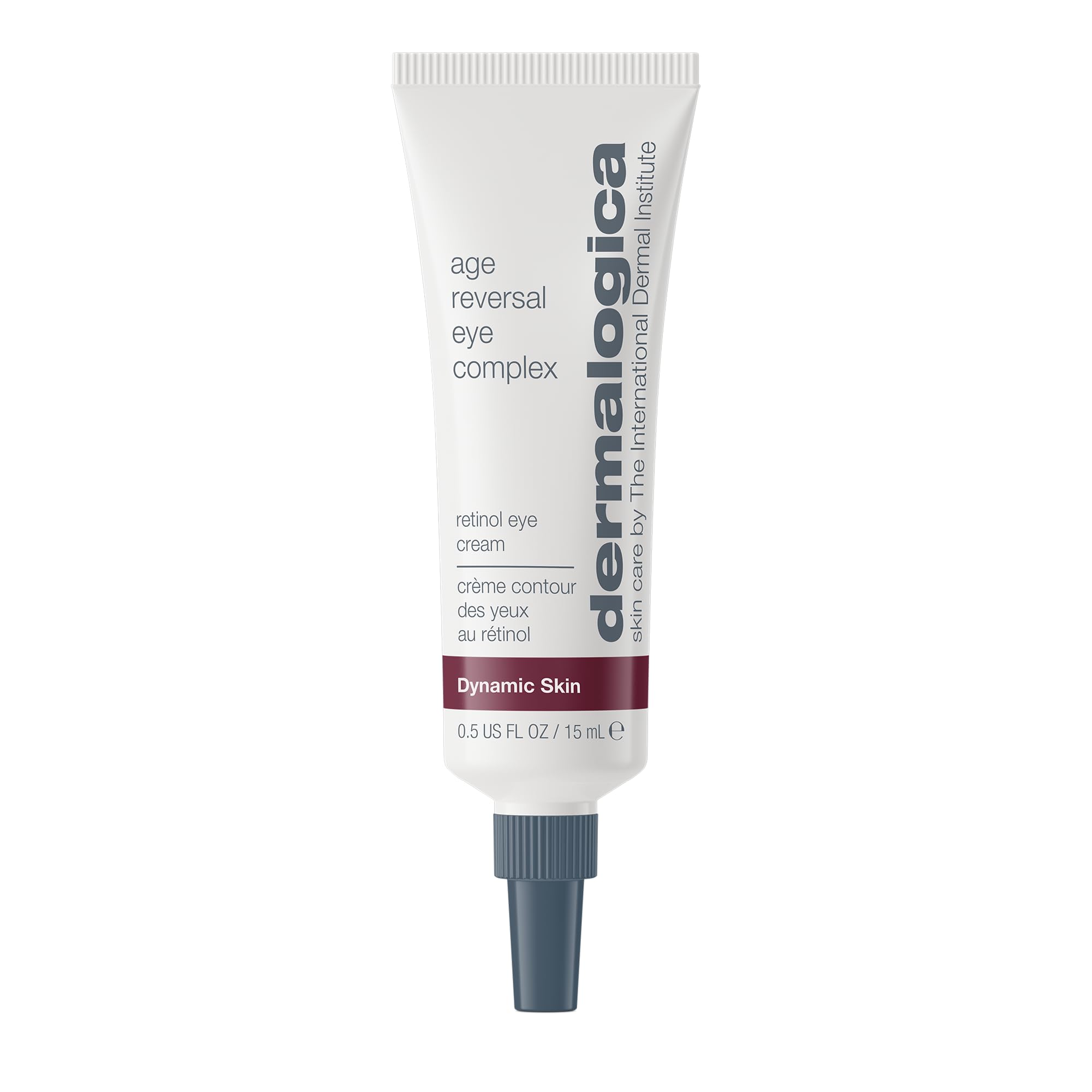 Dermalogica Age Reversal Eye Complex jar close-up showing smooth eye-area texture.