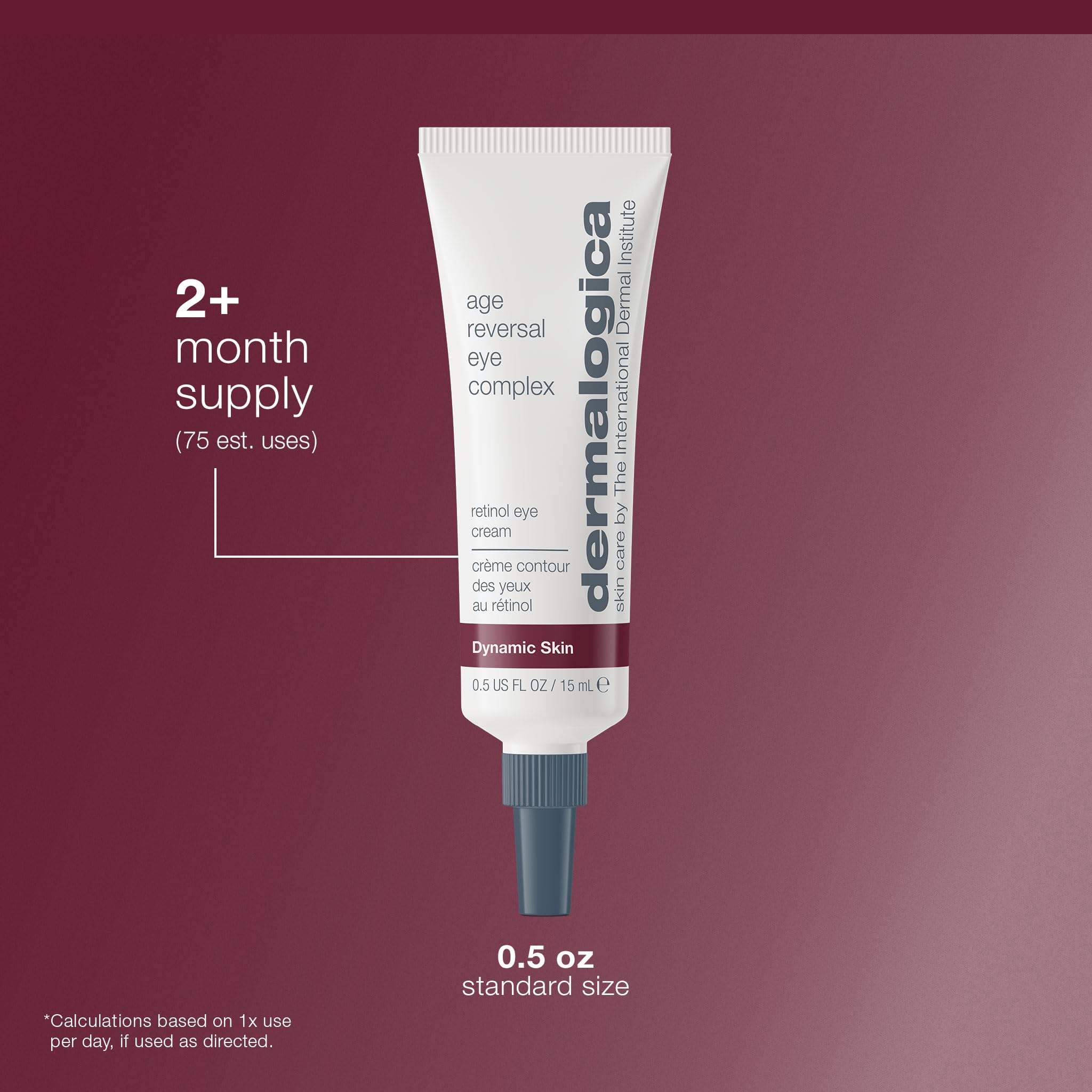 Dermalogica Age Reversal Eye Complex lifestyle shot conveying refreshed, awake eyes.