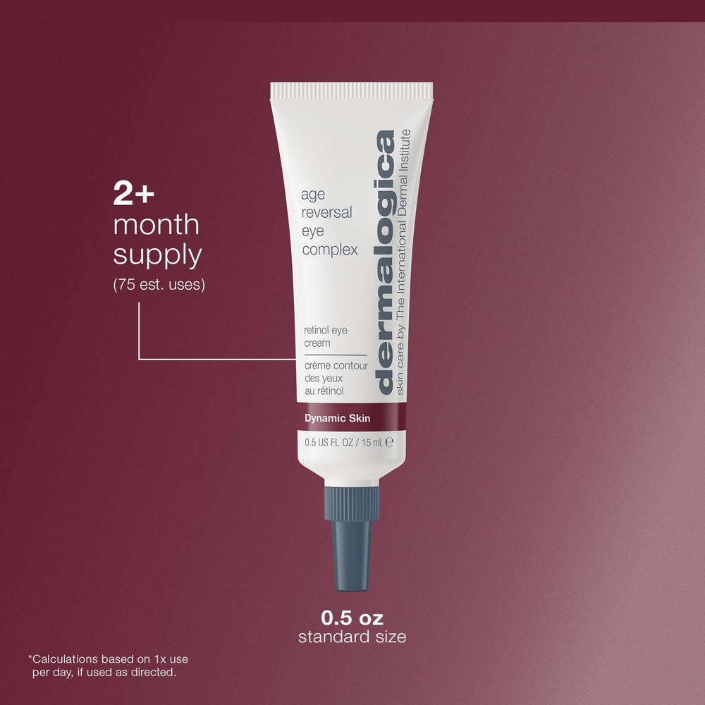 Dermalogica Age Reversal Eye Complex lifestyle shot conveying refreshed, awake eyes.
