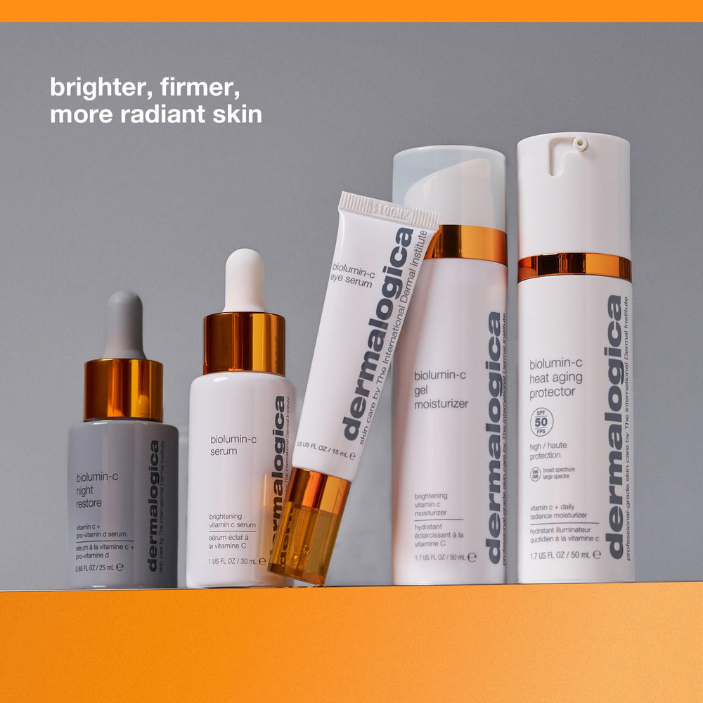 Dermalogica BioLumin-C SPF50 on hand demonstrating sun protection in action