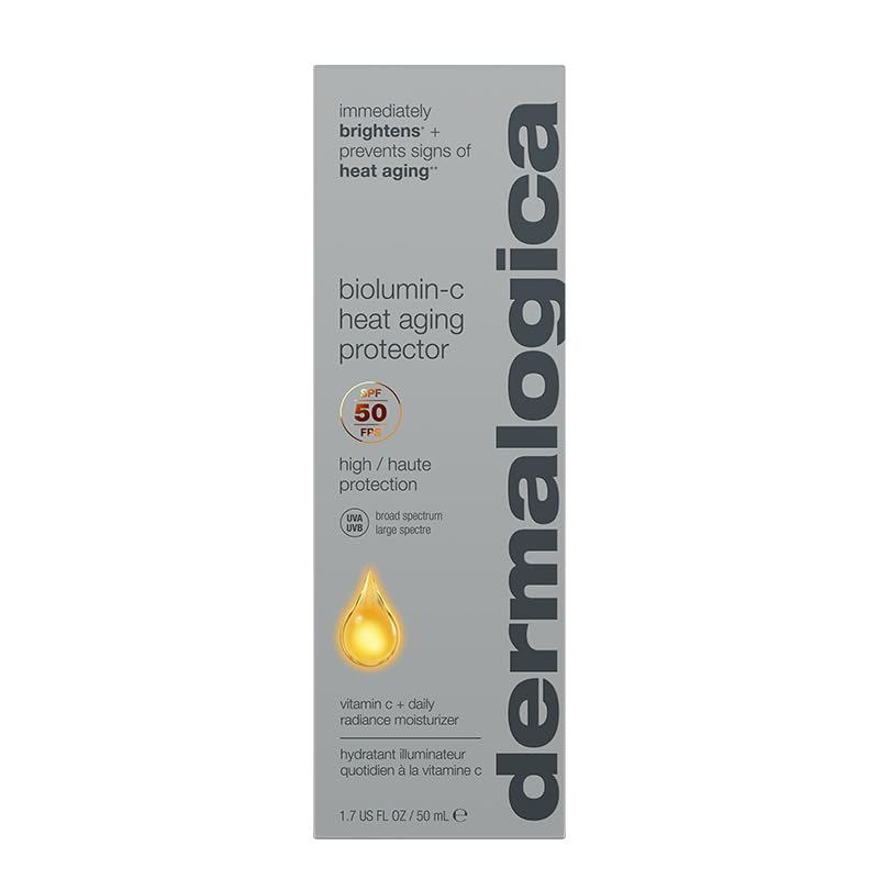 Dermalogica BioLumin-C bottle with pump shows easy, even application