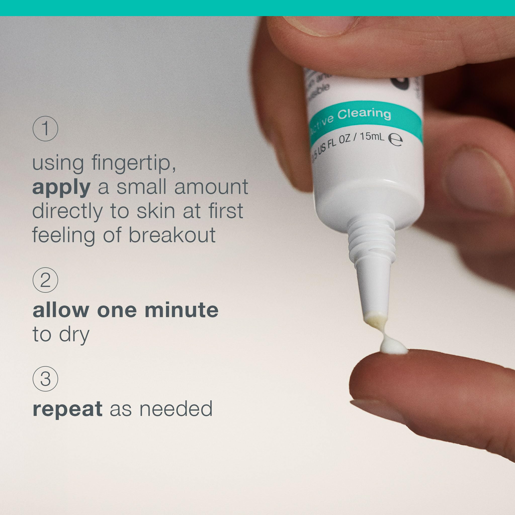 Dermalogica Deep Acne Patch discreet coverage on a showing blemish