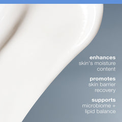 Dermalogica Intensive Moisture Balance cream texture swatch shows rich nourishment