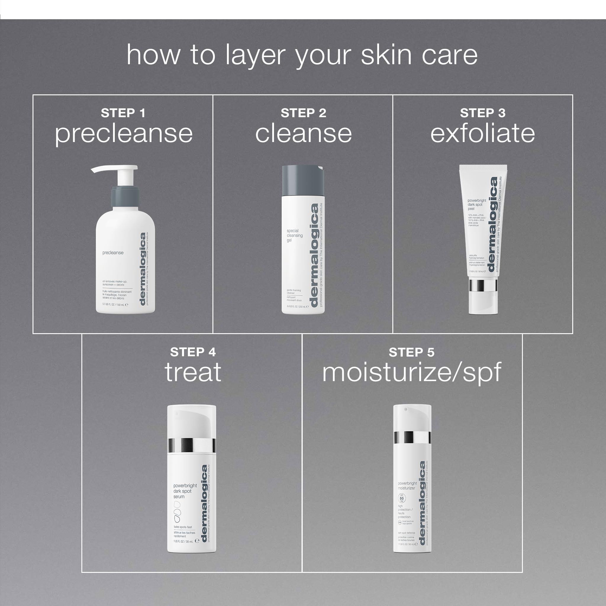 Dermalogica PowerBright lightweight hydration swatch on skin for comfort.