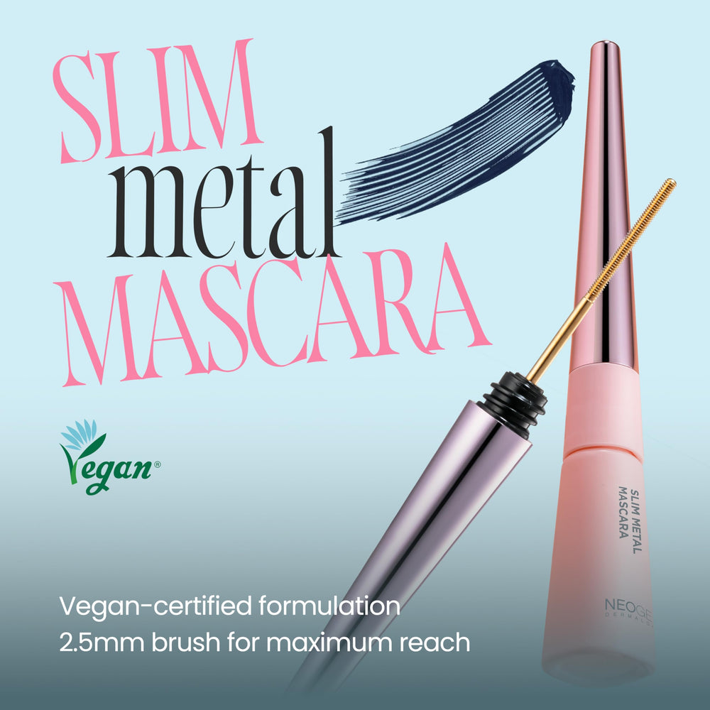 Close-up of lash roots lifted by the precise metal wand.