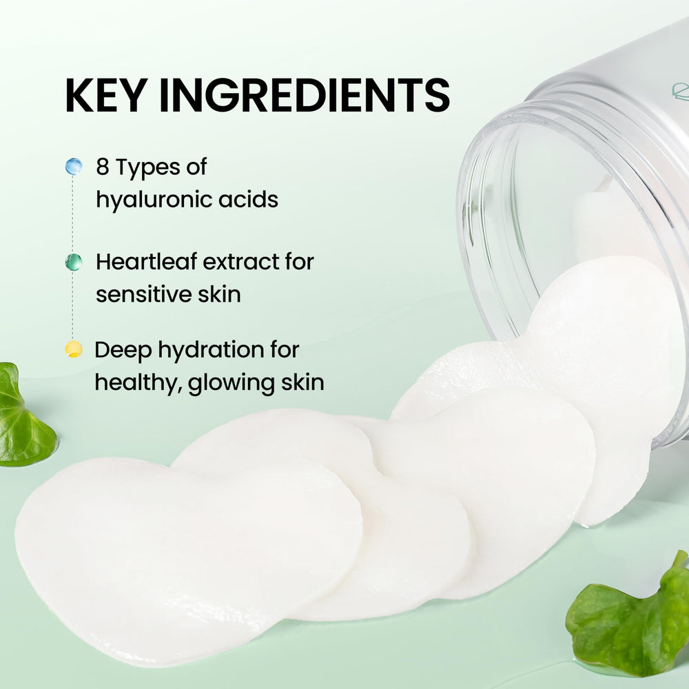 DERMALOGY heartleaf pad night routine context for soothing unwind.