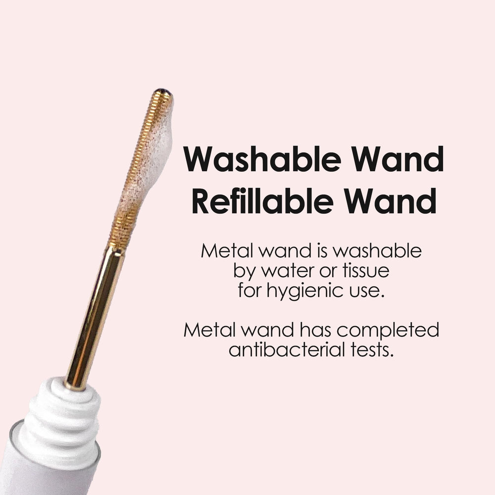 DERMALOGY Extra Volume Curl Metal Mascara provides no-clump definition and easy removal