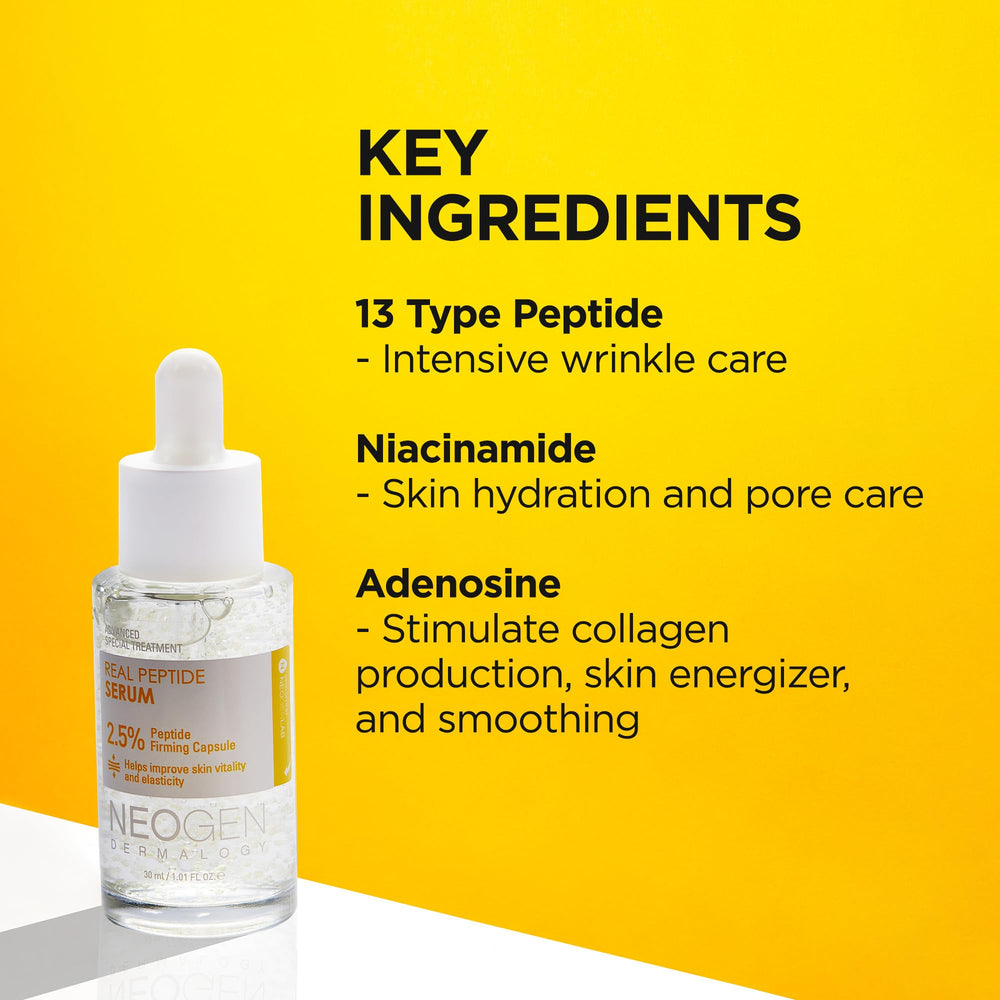 DERMALOGY by NEOGEN Real 2.5% serum texture shows quick absorption and moisture