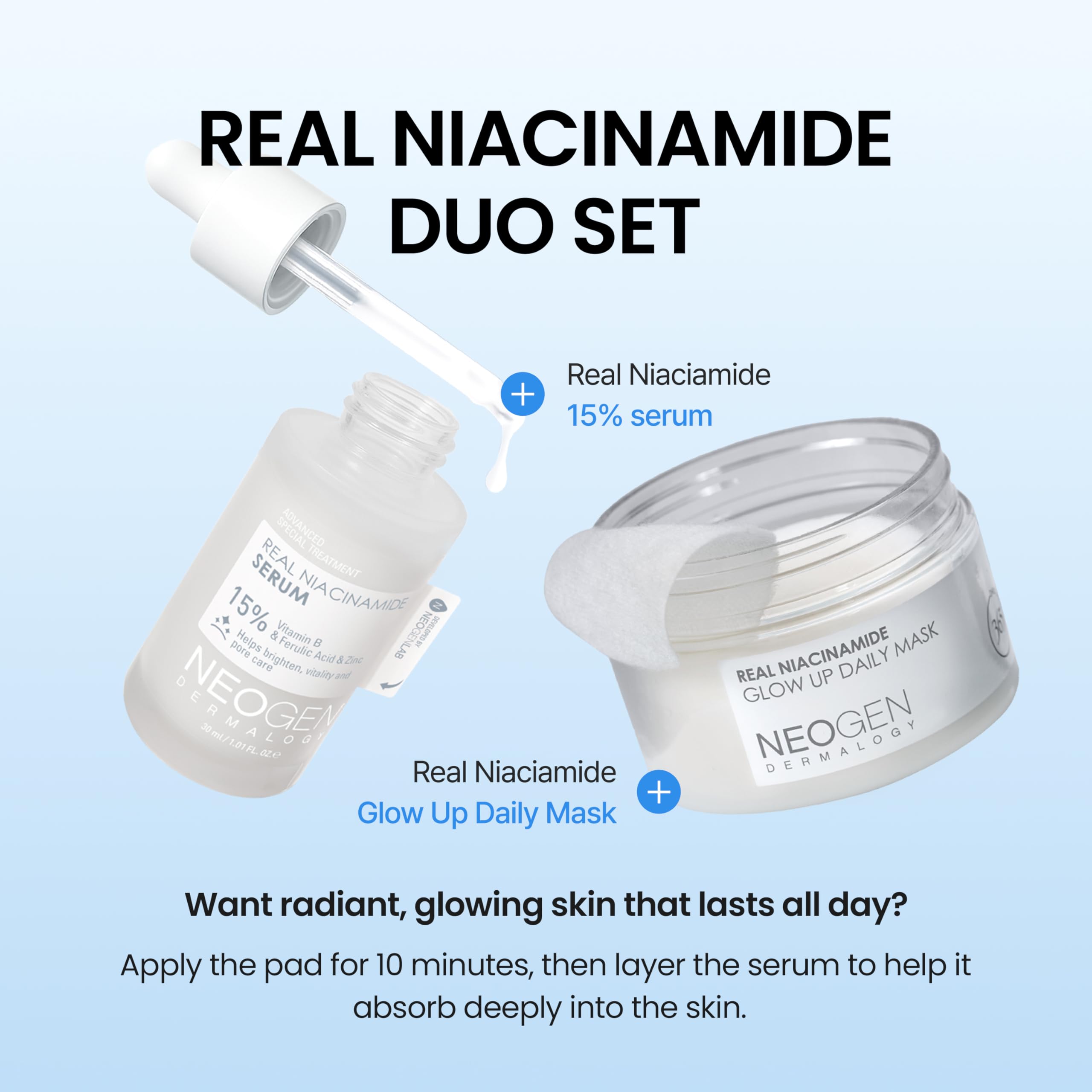 DERMALOGY Real Niacinamide serum delivers hydration and support for healthy-looking skin