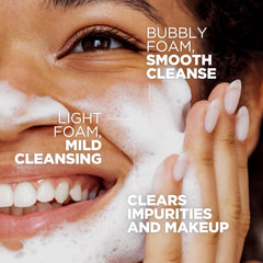 Green tea leaves highlight natural ingredients for a soothing routine.