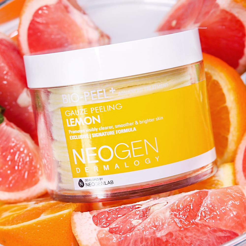 DERMALOGY Bio-Peel Lemon Pad travel-friendly design for quick refreshing.