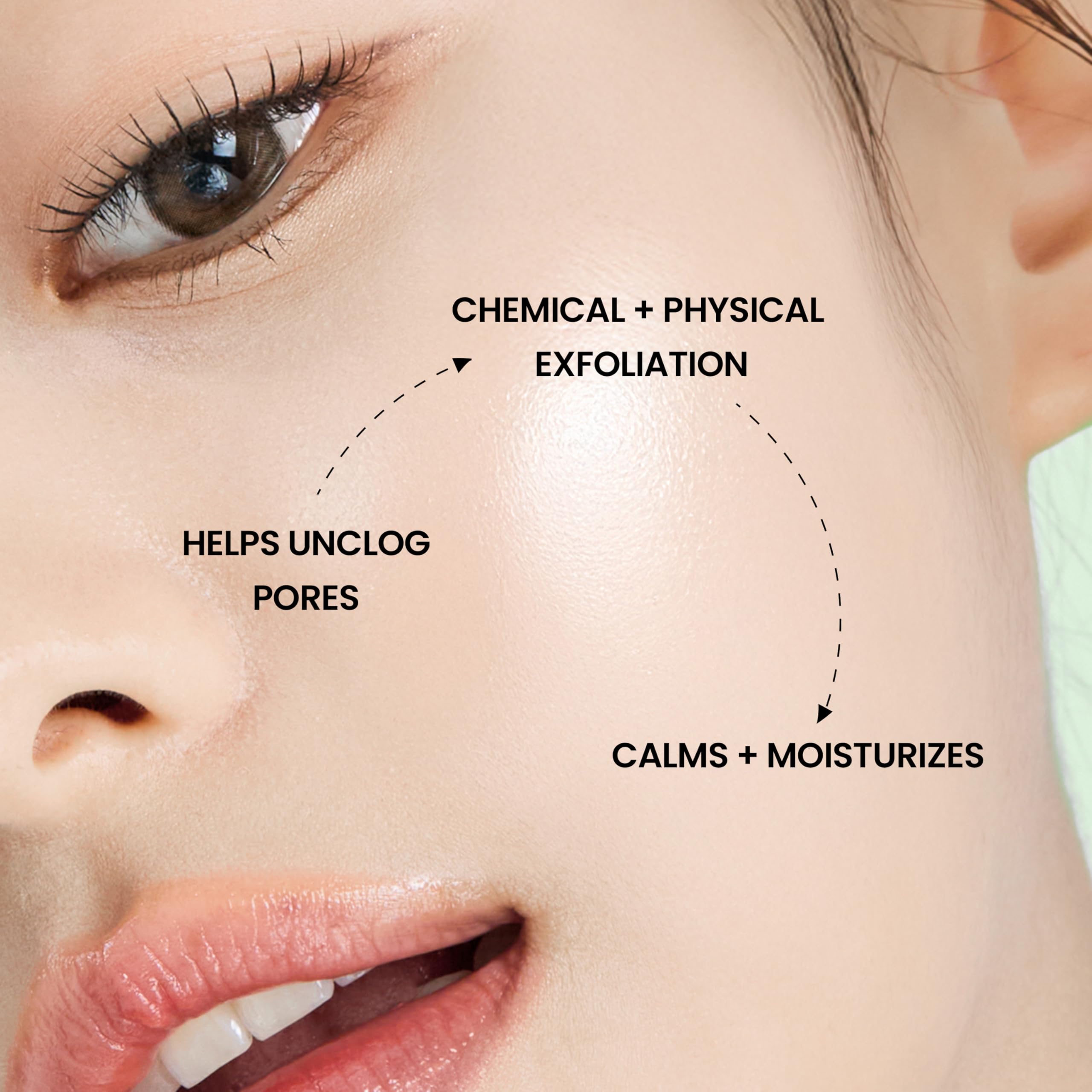 DERMALOGY by NEOGENLAB Green Tea and Centella Asiatica ingredients close-up