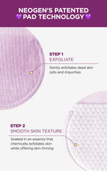 DERMALOGY Bio-Peel Gauze texture close-up, highlighting dual exfoliation for clearer skin.