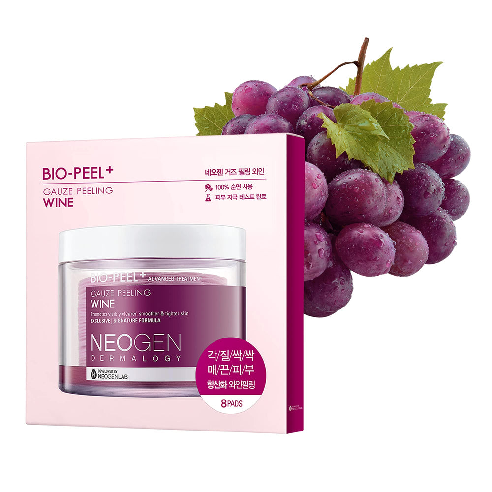 DERMALOGY Bio-Peel Gauze Wine Pad in hand, illustrating gentle exfoliation for glowing skin.