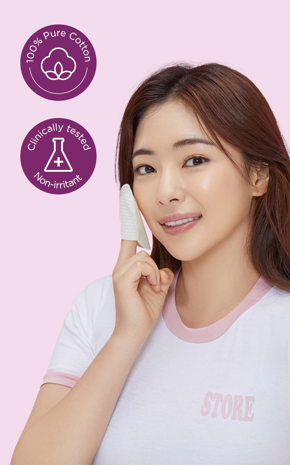 DERMALOGY Bio-Peel Gauze Pads close-up, 100% cotton and gentle exfoliation for sensitive skin.